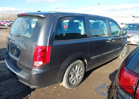 2016 Dodge Grand Caravan American Value Pkg из США, поврежденный, VIN 2C4RDGBG3GR372544